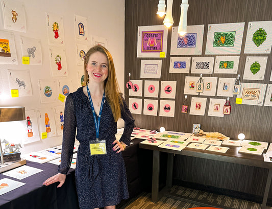 Spellbound Stitchery at the 2024 Spring Needlepoint Market