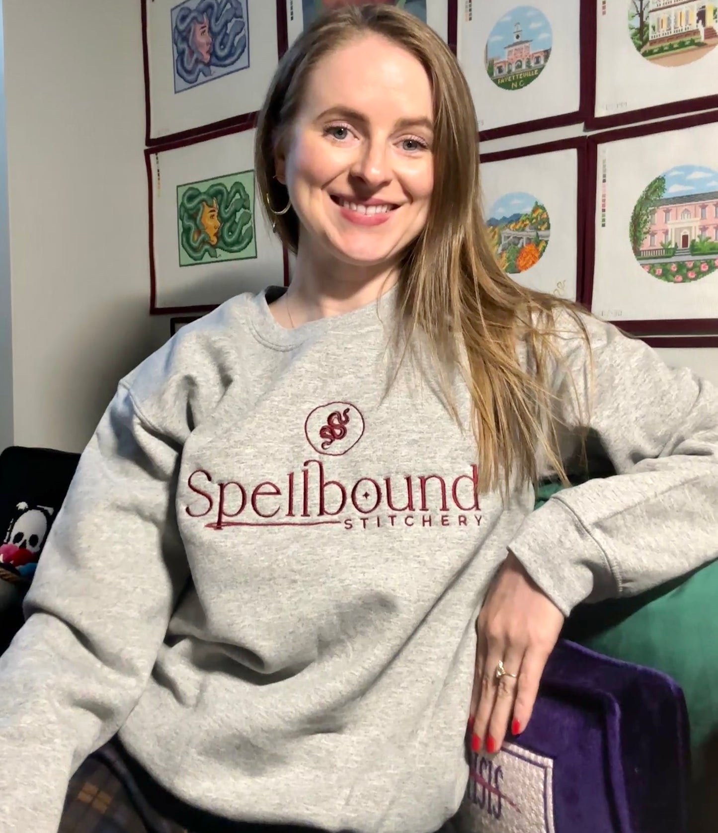 Spellbound Stitchery Embroidered Sweatshirt