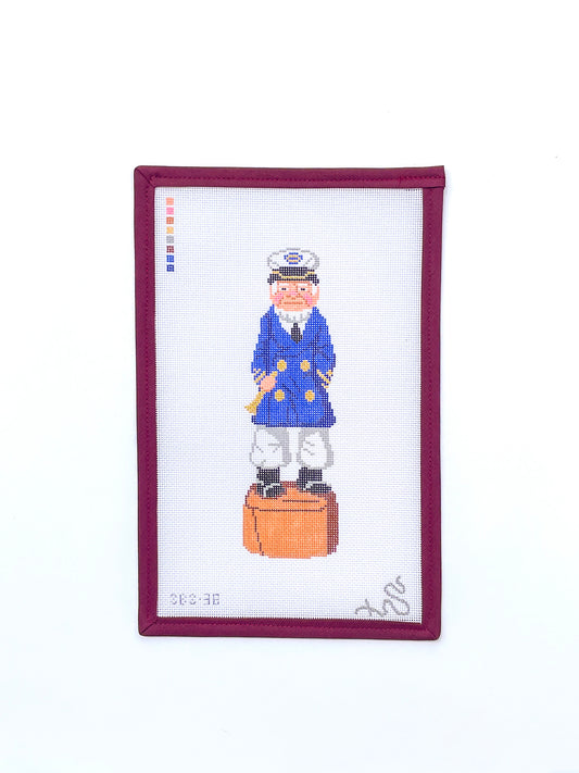 Sailor Captain Needlepoint Canvas, Sailor Needlepoint Canvas, Sailor Needlepoint