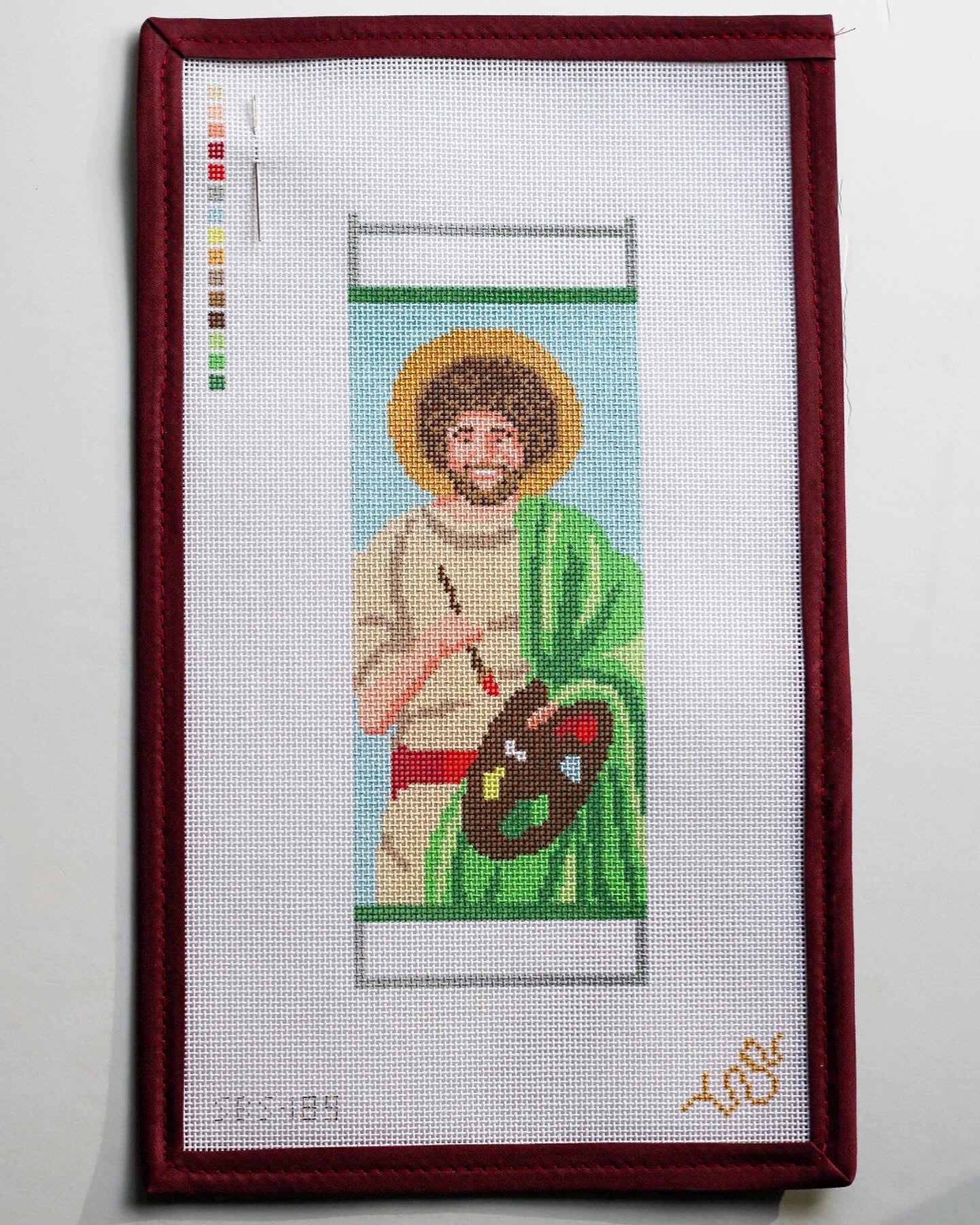 Saint Bob Needlepoint Canvas