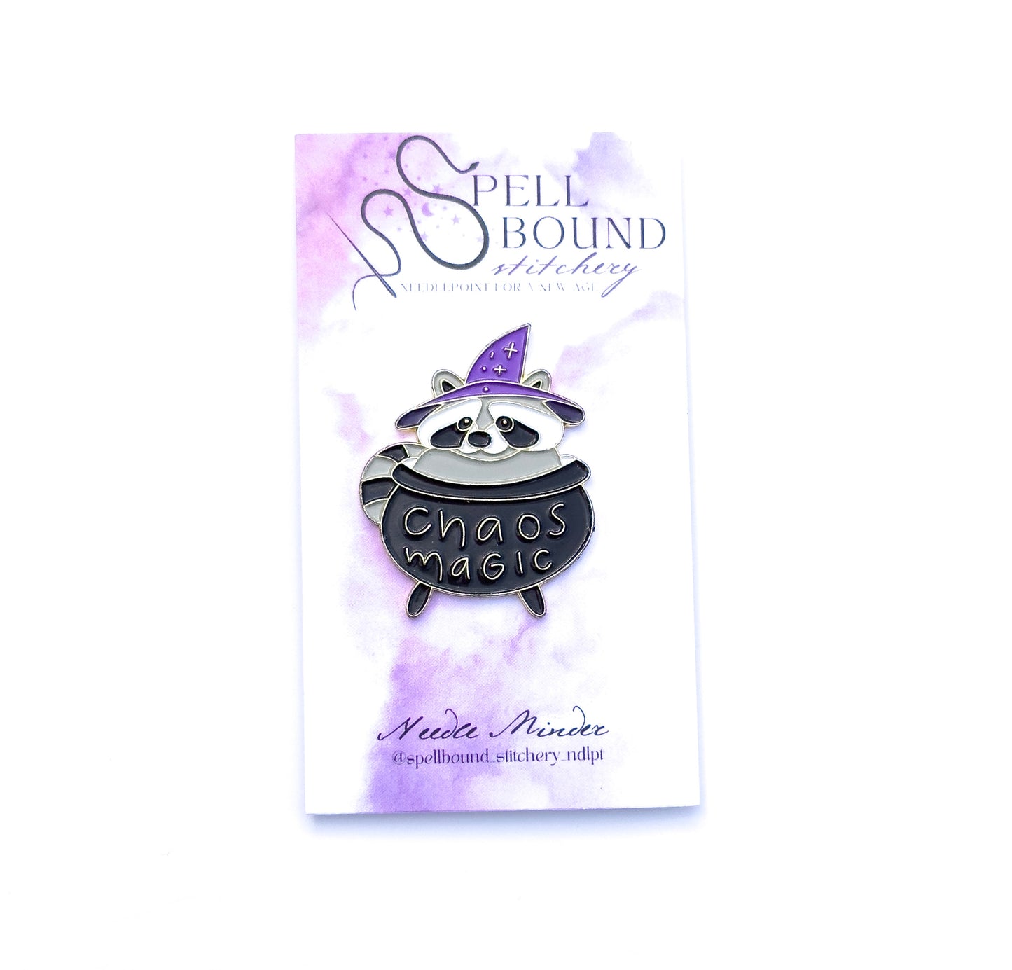 “Chaos Magic” Raccoon Needleminder