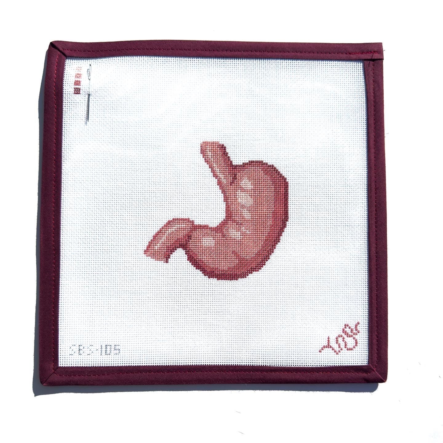 Anatomical Stomach Needlepoint Canvas