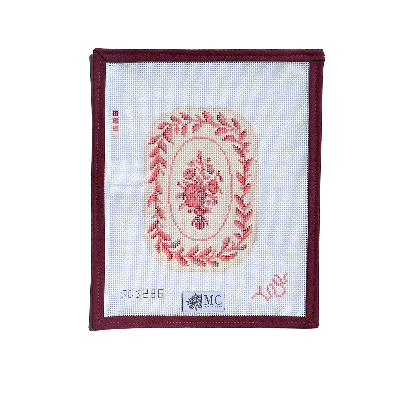 Bouquet in Blush Needlepoint Canvas