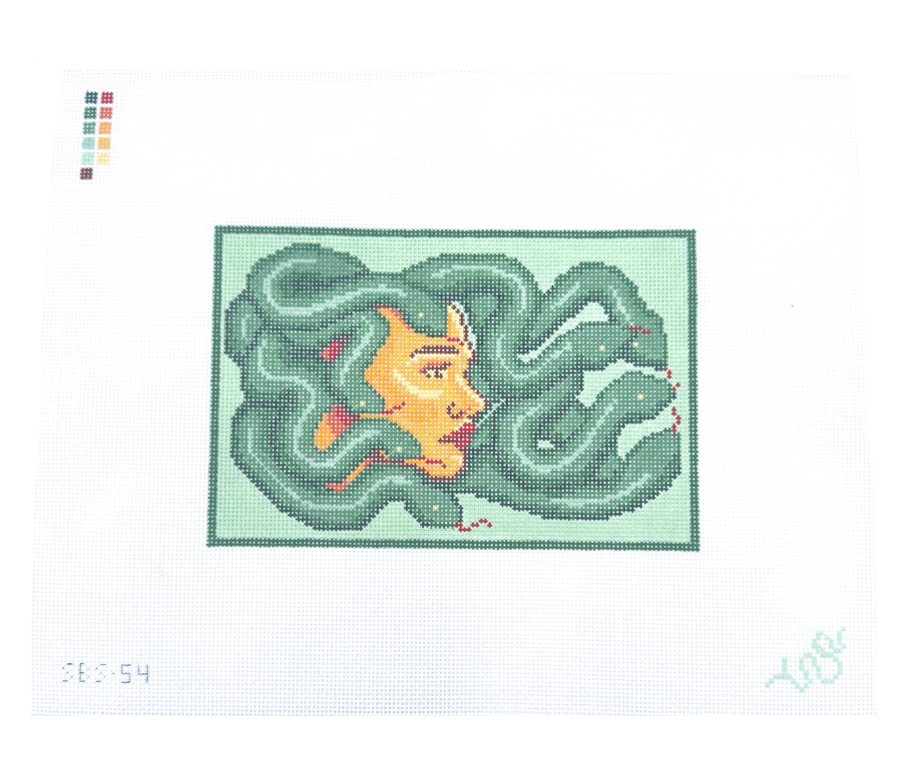 Medusa Needlepoint Canvas - 13 mesh