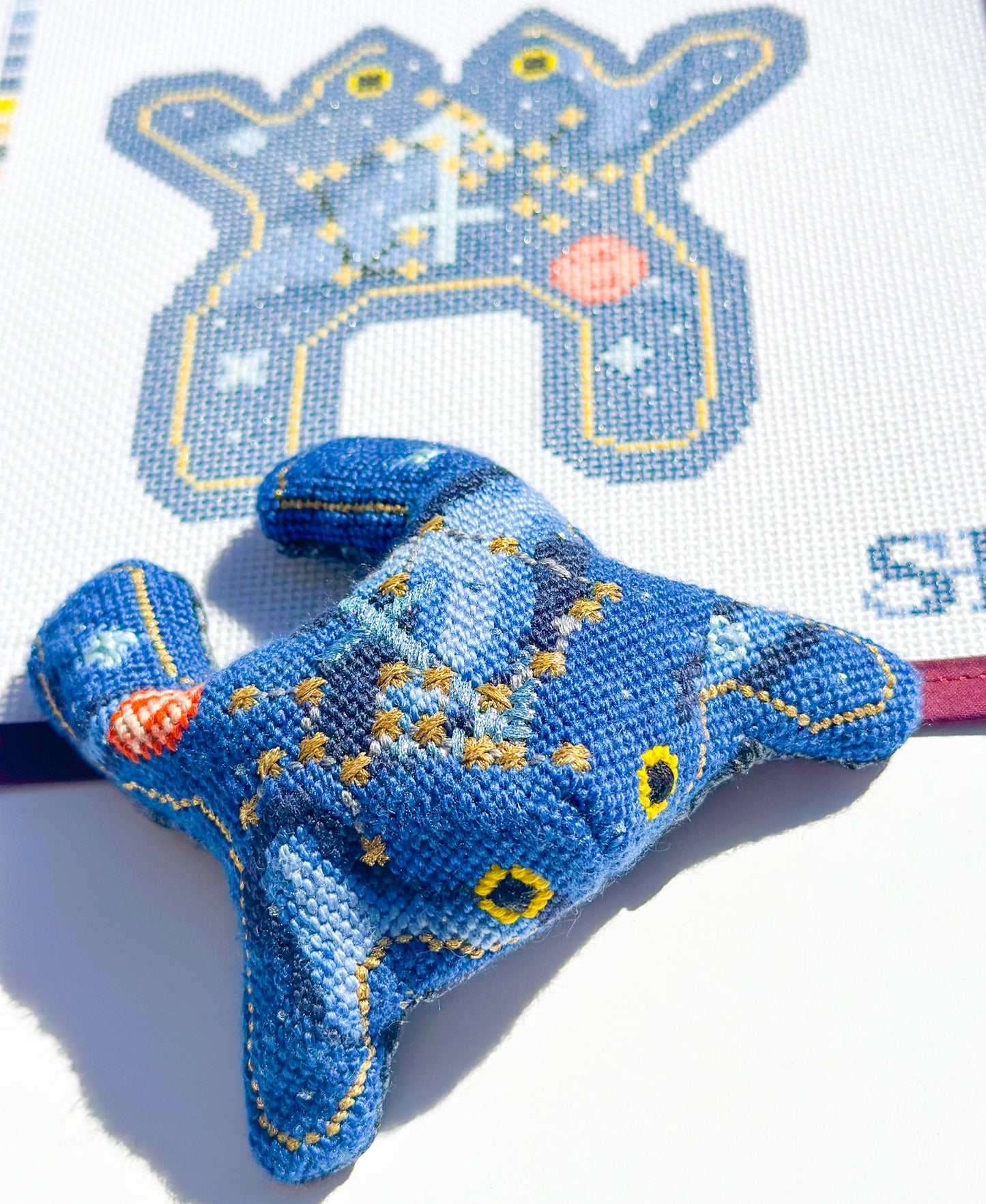 Astrology Frog Needlepoint Canvas