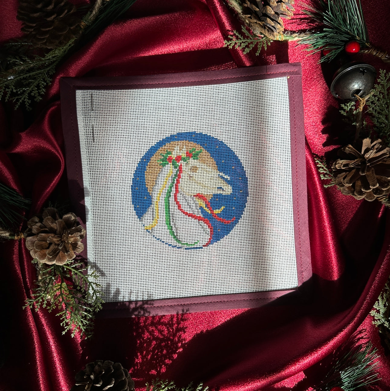 Mari Lwyd Needlepoint Canvas