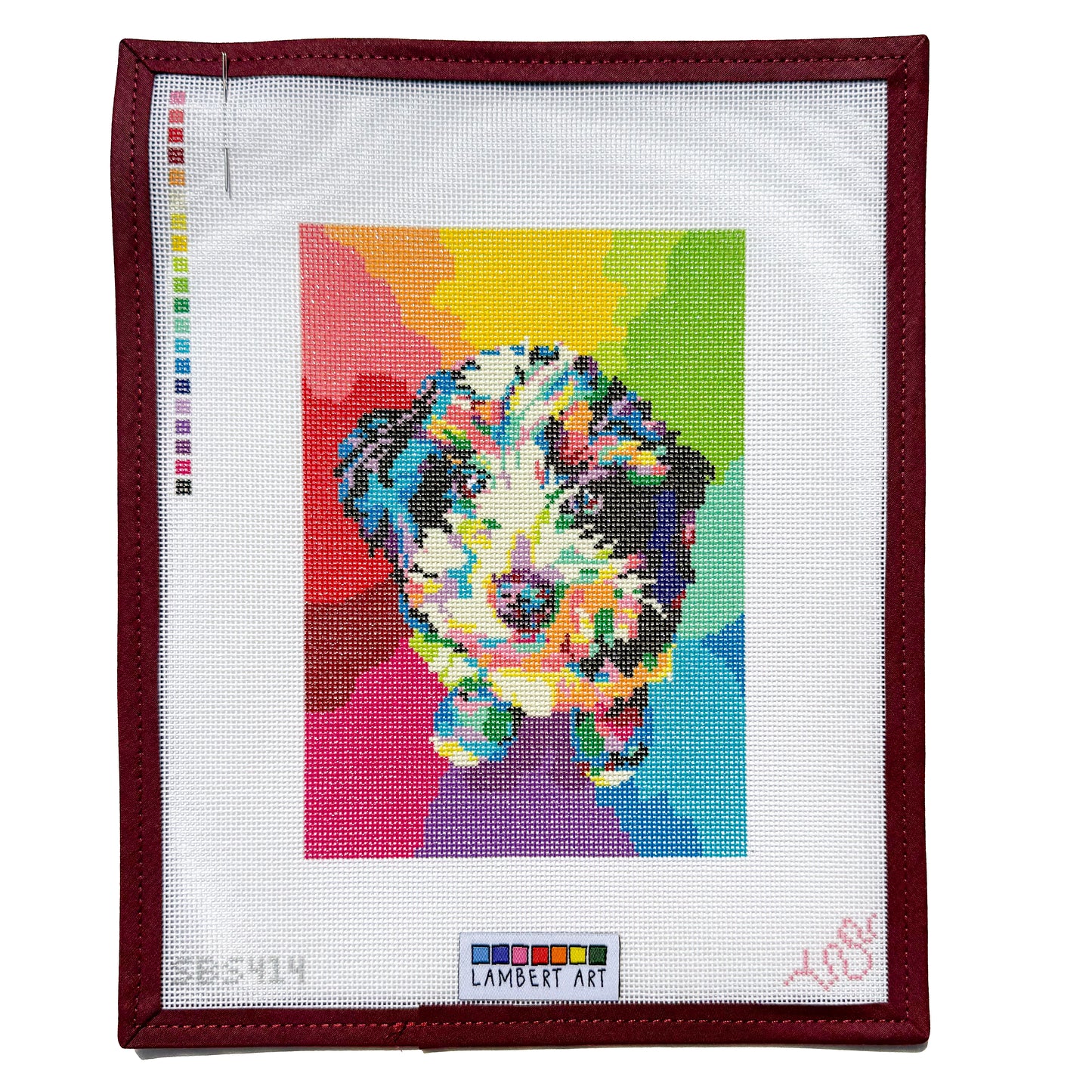 Lambert Art Doodle Puppy Needlepoint Canvas