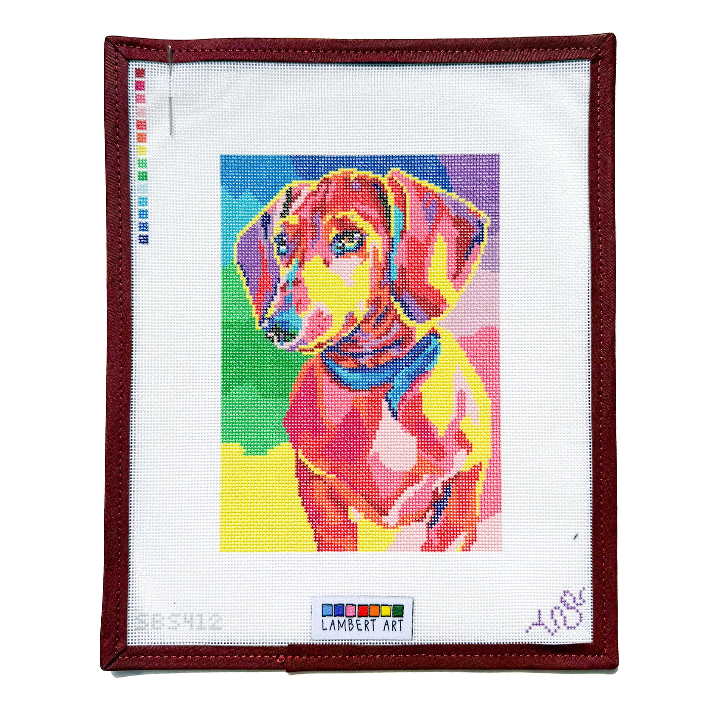 Lambert Art Dachshund Needlepoint Canvas