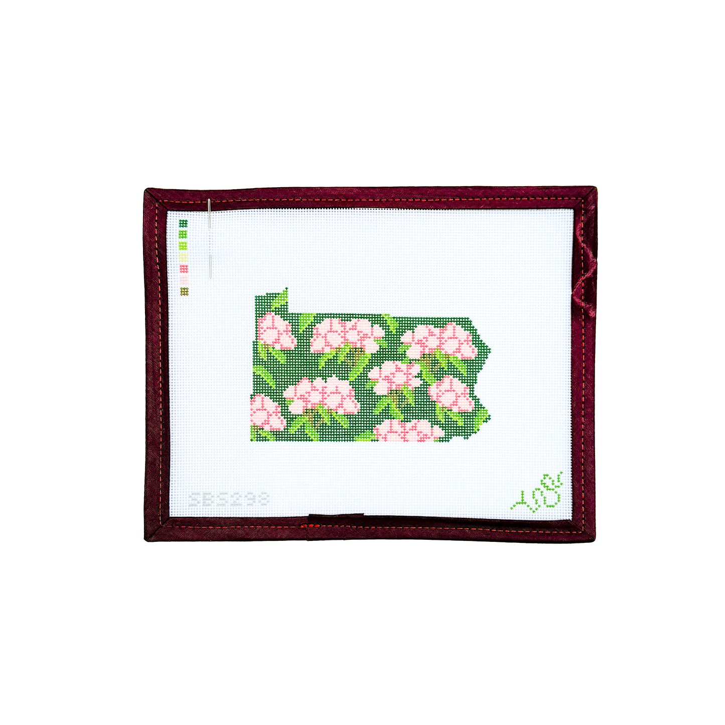 Pennsylvania State Flower Needlepoint Canvas