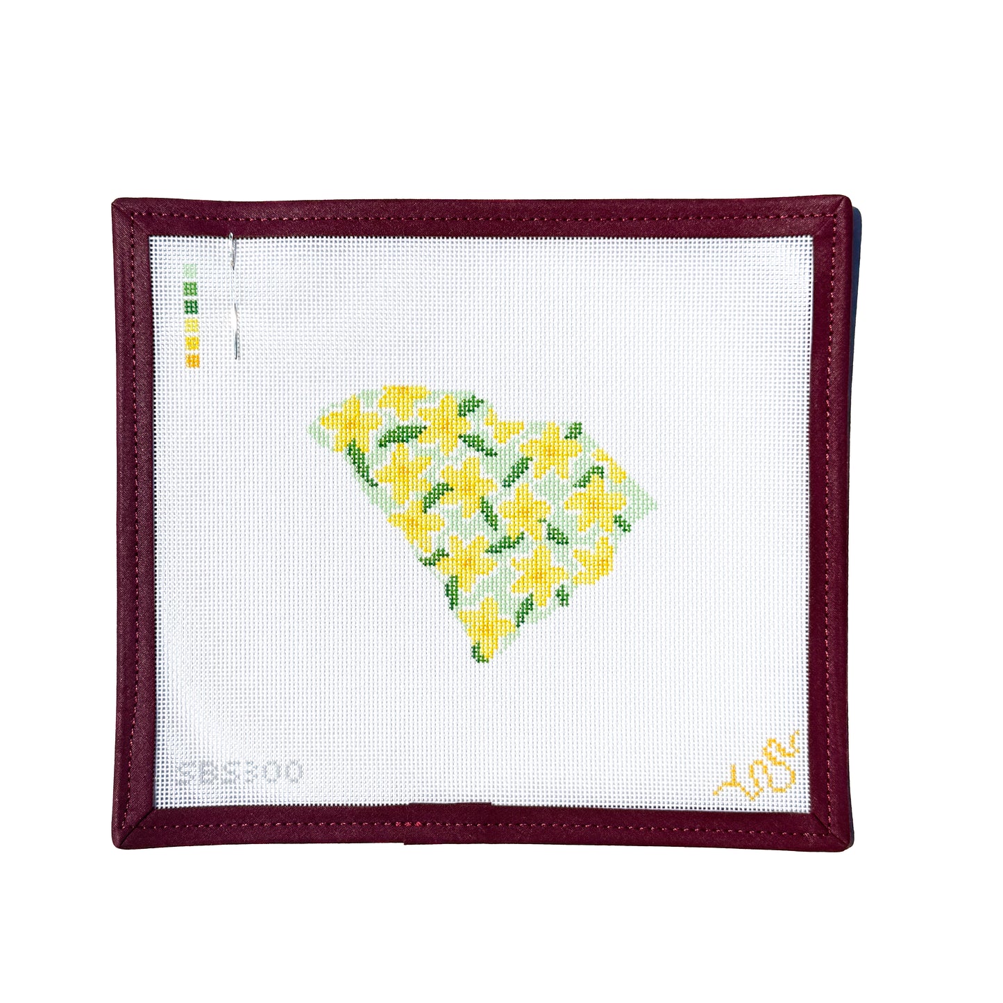 South Carolina State Flower Needlepoint Canvas