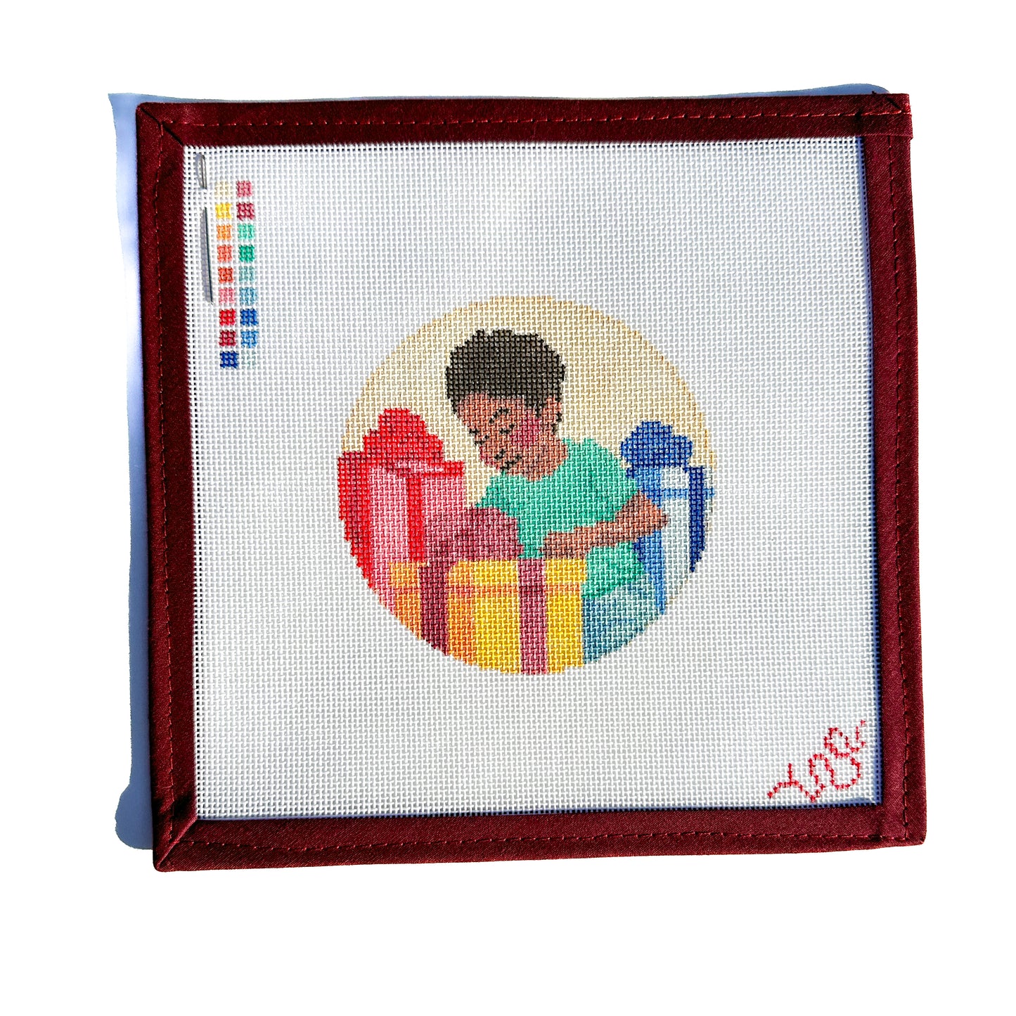 Boy with Presents - Heritage Christmas Collection Needlepoint Canvas