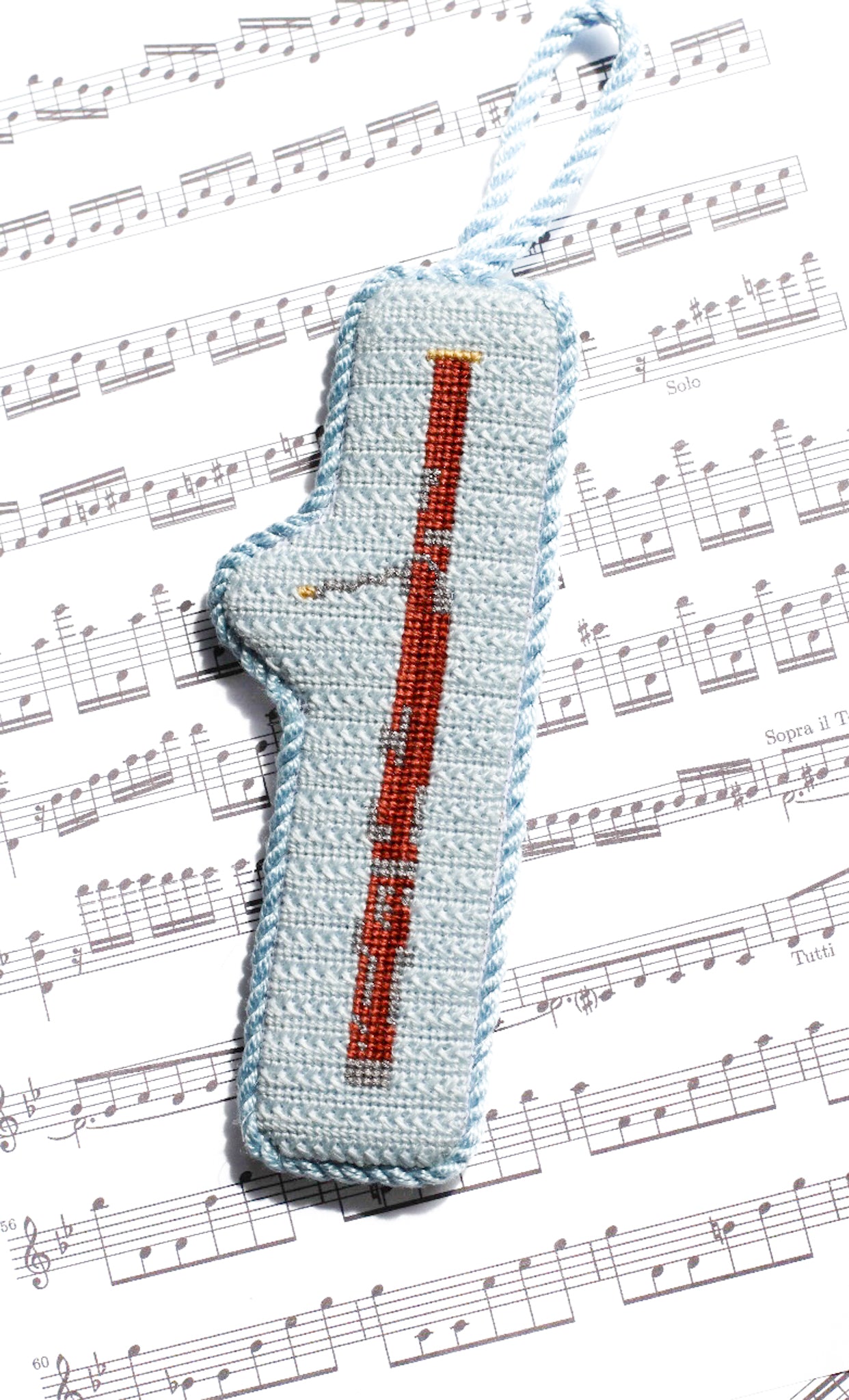 Bassoon Needlepoint Canvas