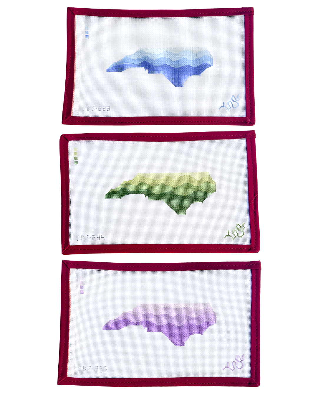 North Carolina Mountains Needlepoint Canvas