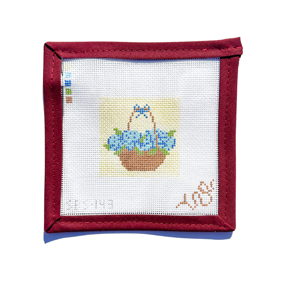 Hydrangea Mini Needlepoint Kit