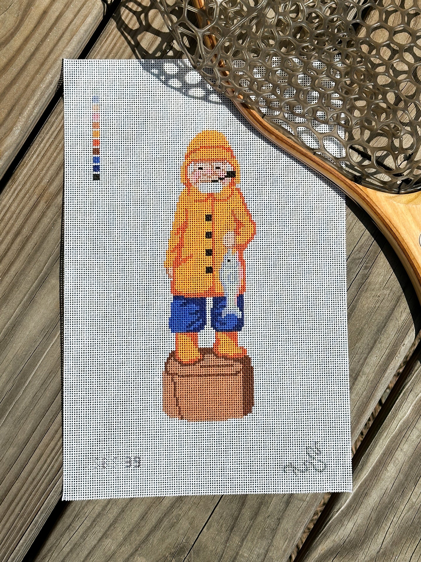 Fisherman Needlepoint Canvas