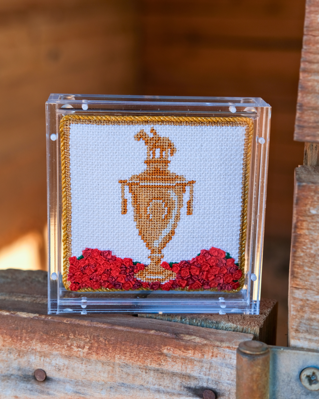 Triple Crown Series - Full Set of Needlepoint Canvases, Threads, and Stitch Guide