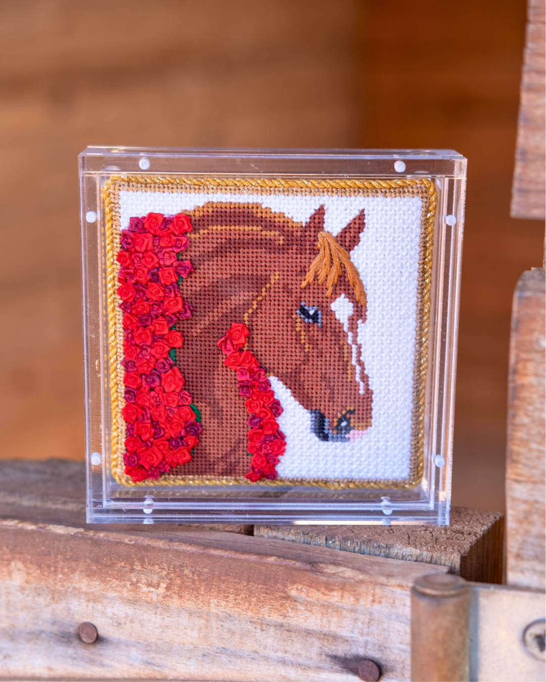 Triple Crown Series - Full Set of Needlepoint Canvases, Threads, and Stitch Guide