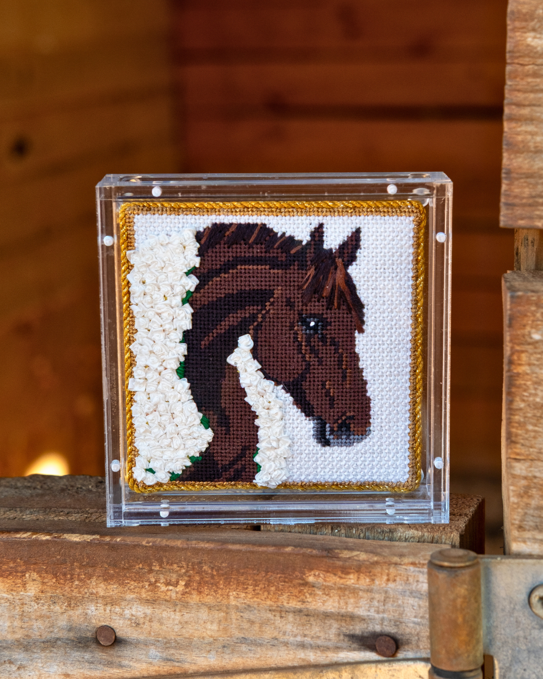 Triple Crown Series - Full Set of Needlepoint Canvases, Threads, and Stitch Guide
