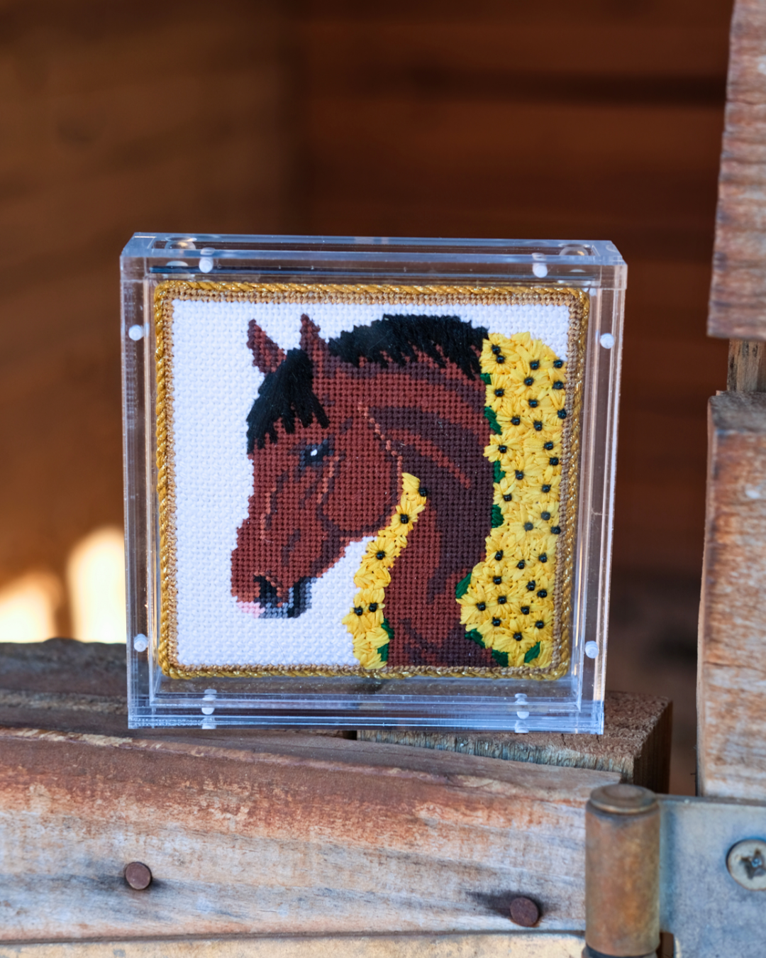 Triple Crown Series - Full Set of Needlepoint Canvases, Threads, and Stitch Guide