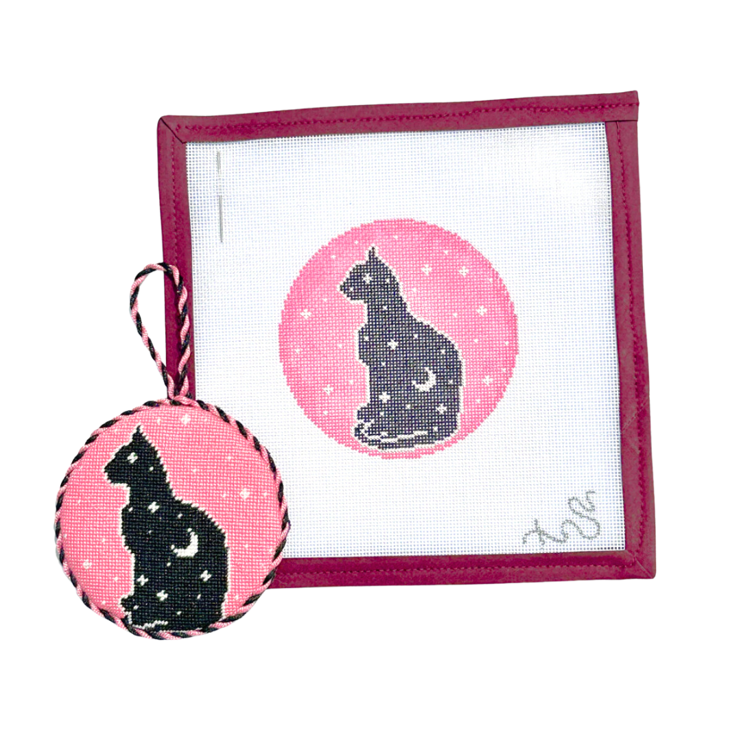 Pink and Spooky Needlepoint Canvas Collection