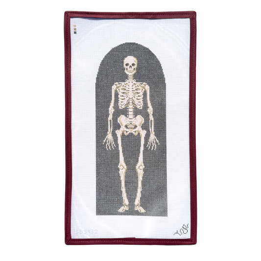 Skeleton Stand Up Needlepoint Canvas