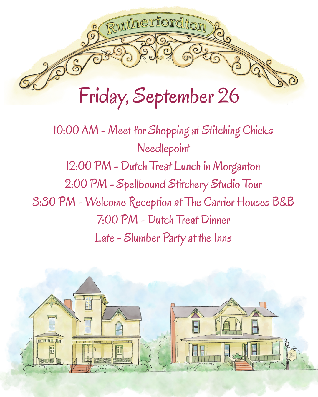 Ticket to Stitch a Spell with Spellbound Stitchery September 26, 27, 28 2025