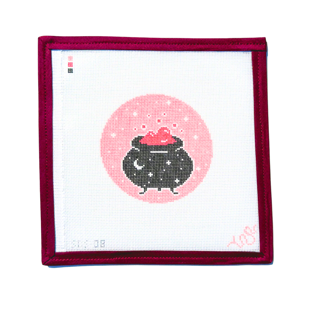 Pink and Spooky Needlepoint Canvas Collection