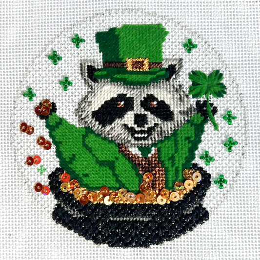 Chaotic Critter Club Kit #2 - St. Patrick's Day "Lucky" Raccoon