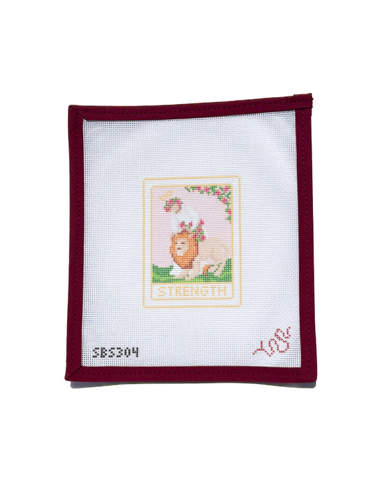 Strength Tarot Needlepoint Canvas
