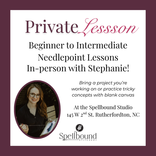 One Hour Private Needlepoint Lesson