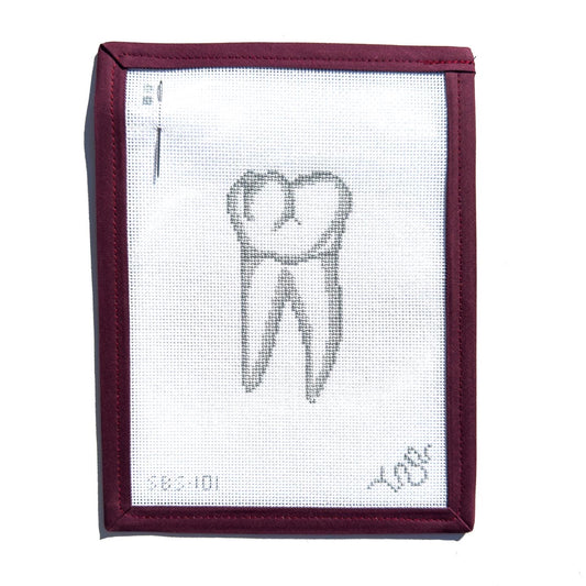 Anatomical Tooth Needlepoint Canvas