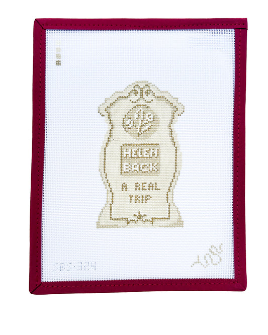 Headstone Needlepoint Canvas - "Helen Back"