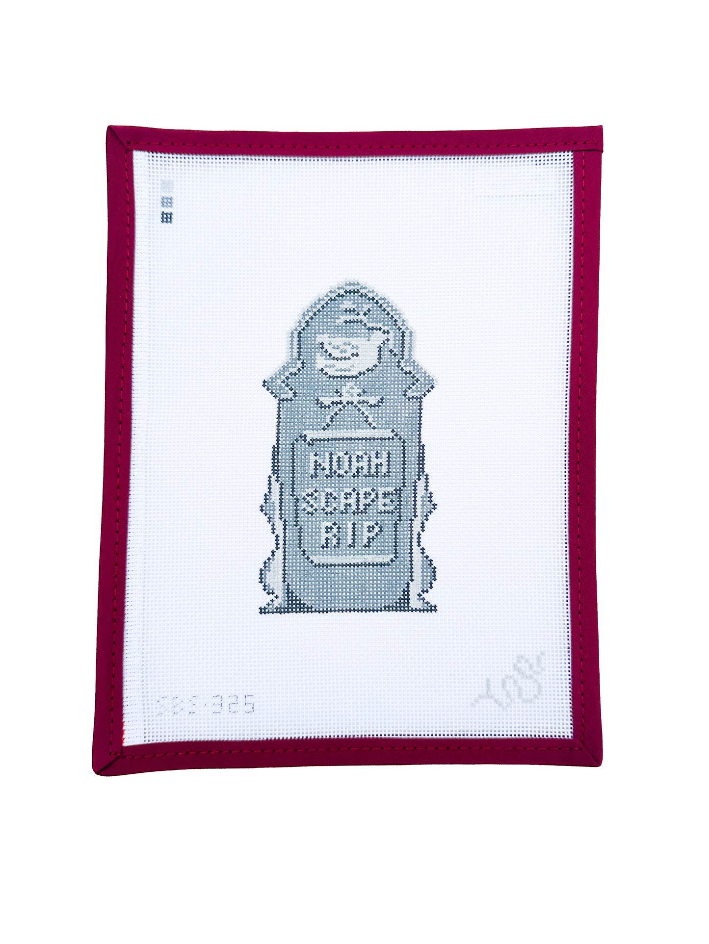 Headstone Needlepoint Canvas - "Noah Scape"