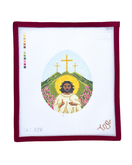 Easter Egg Needlepoint Canvas - Jesus