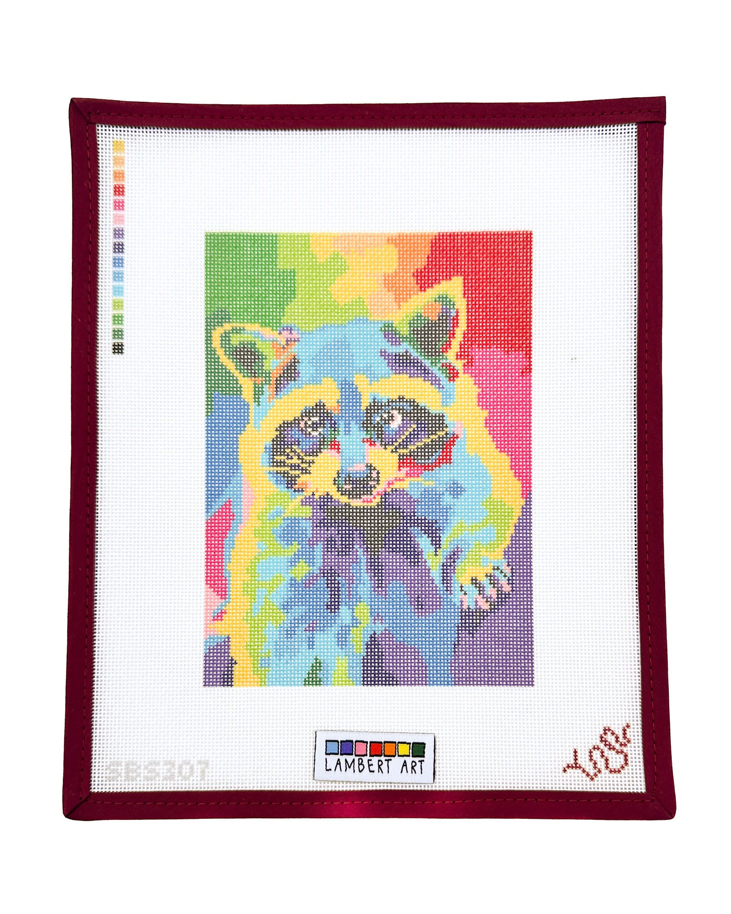 Lambert Art Raccoon Needlepoint Canvas