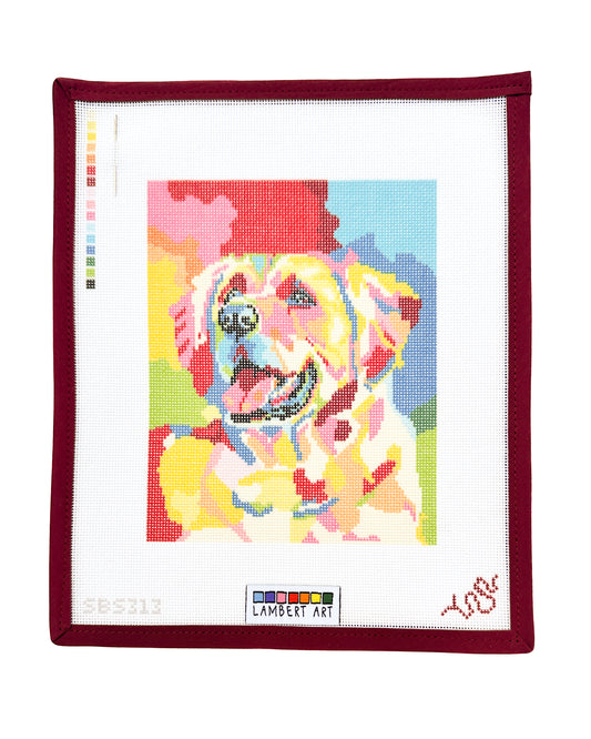 Lambert Art Golden Retriever Needlepoint Canvas