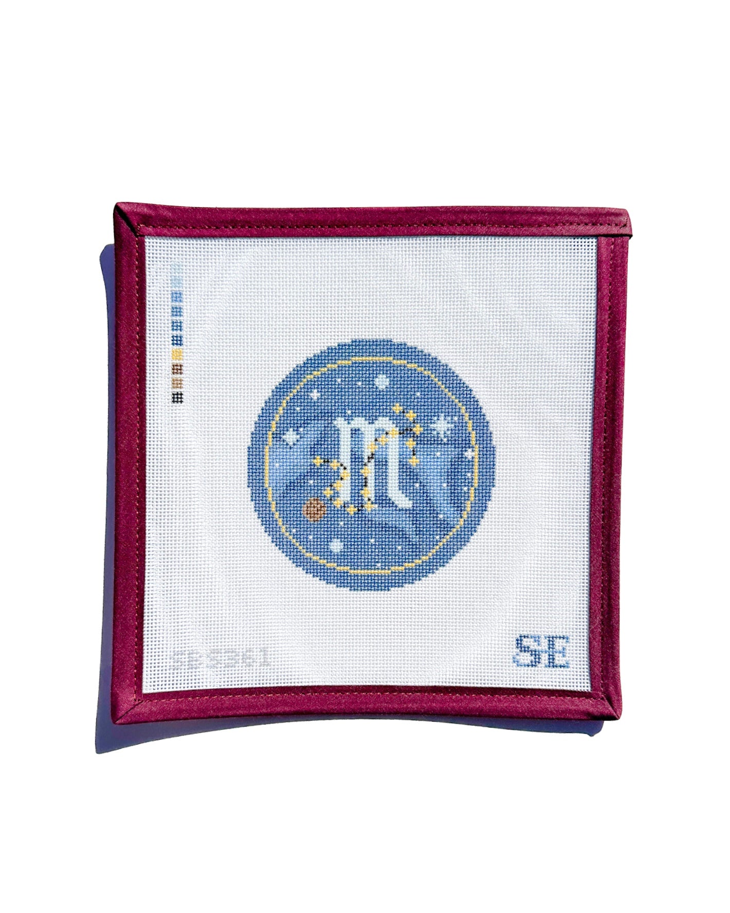 Astrology Round Needlepoint Canvas