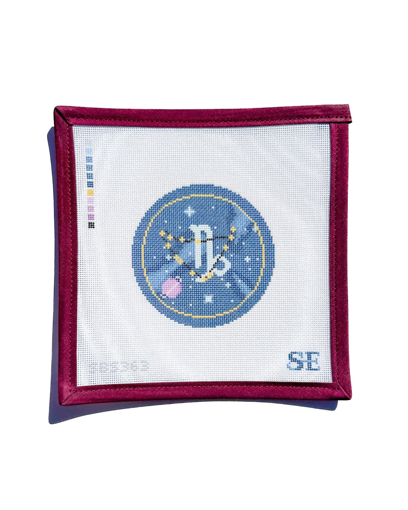 Astrology Round Needlepoint Canvas