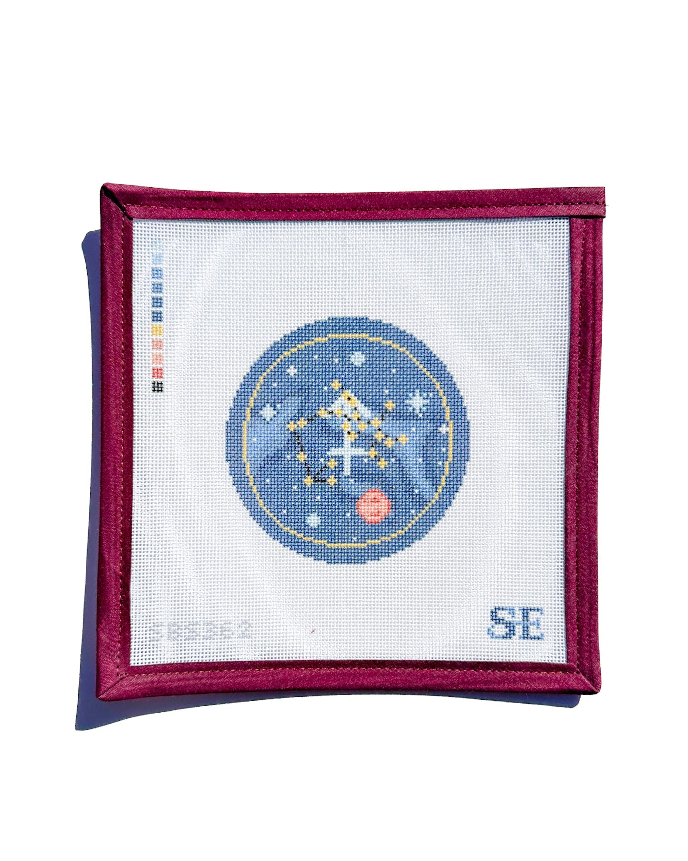 Astrology Round Needlepoint Canvas