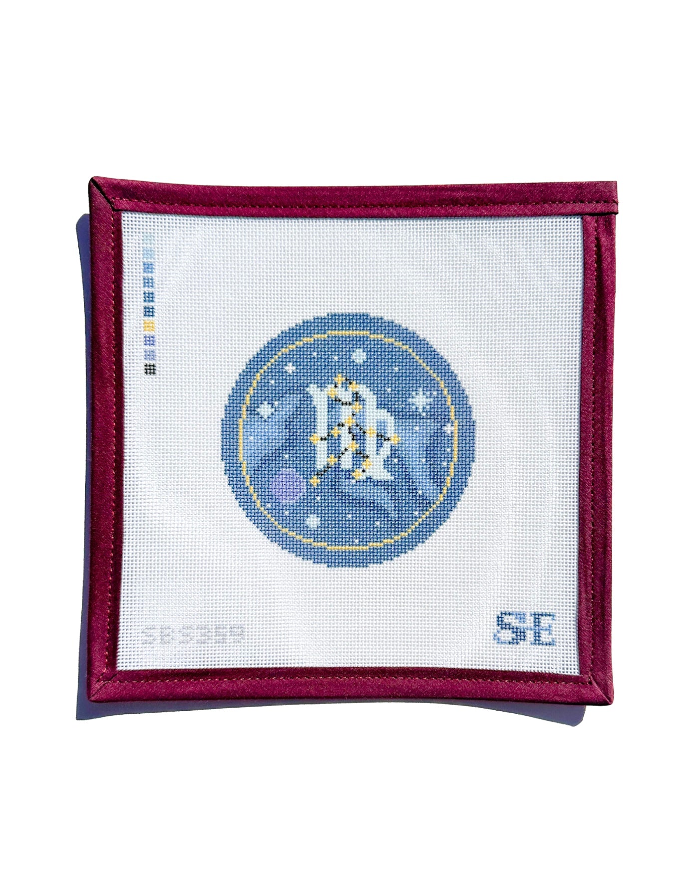Astrology Round Needlepoint Canvas