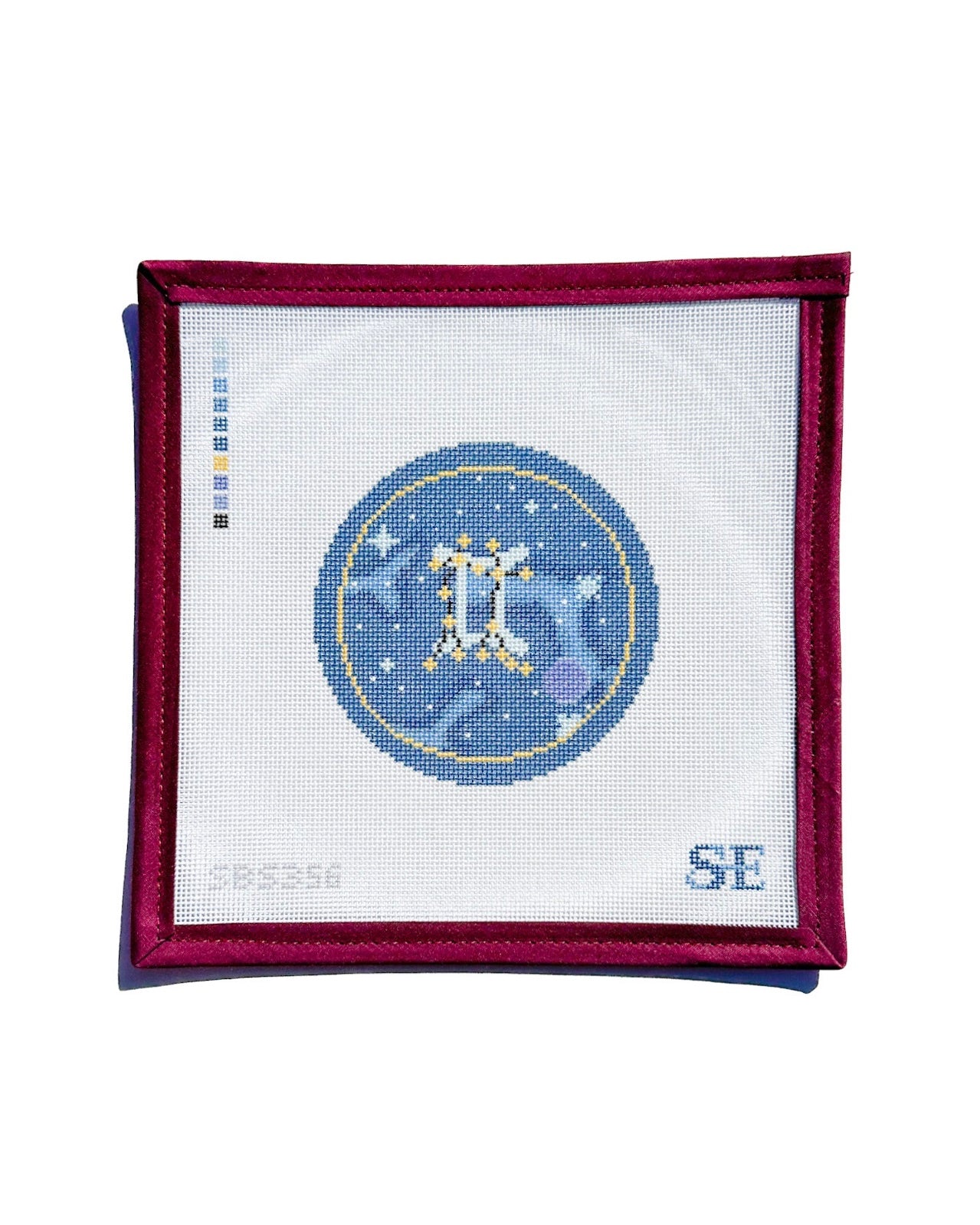 Astrology Round Needlepoint Canvas