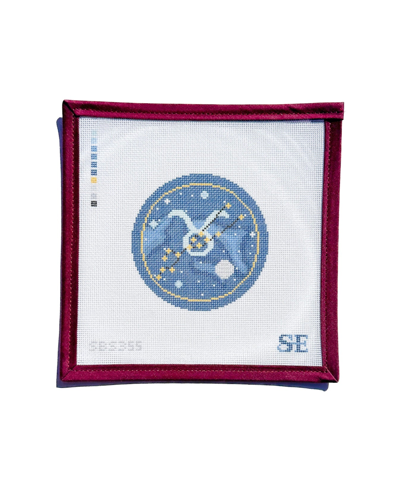 Astrology Round Needlepoint Canvas