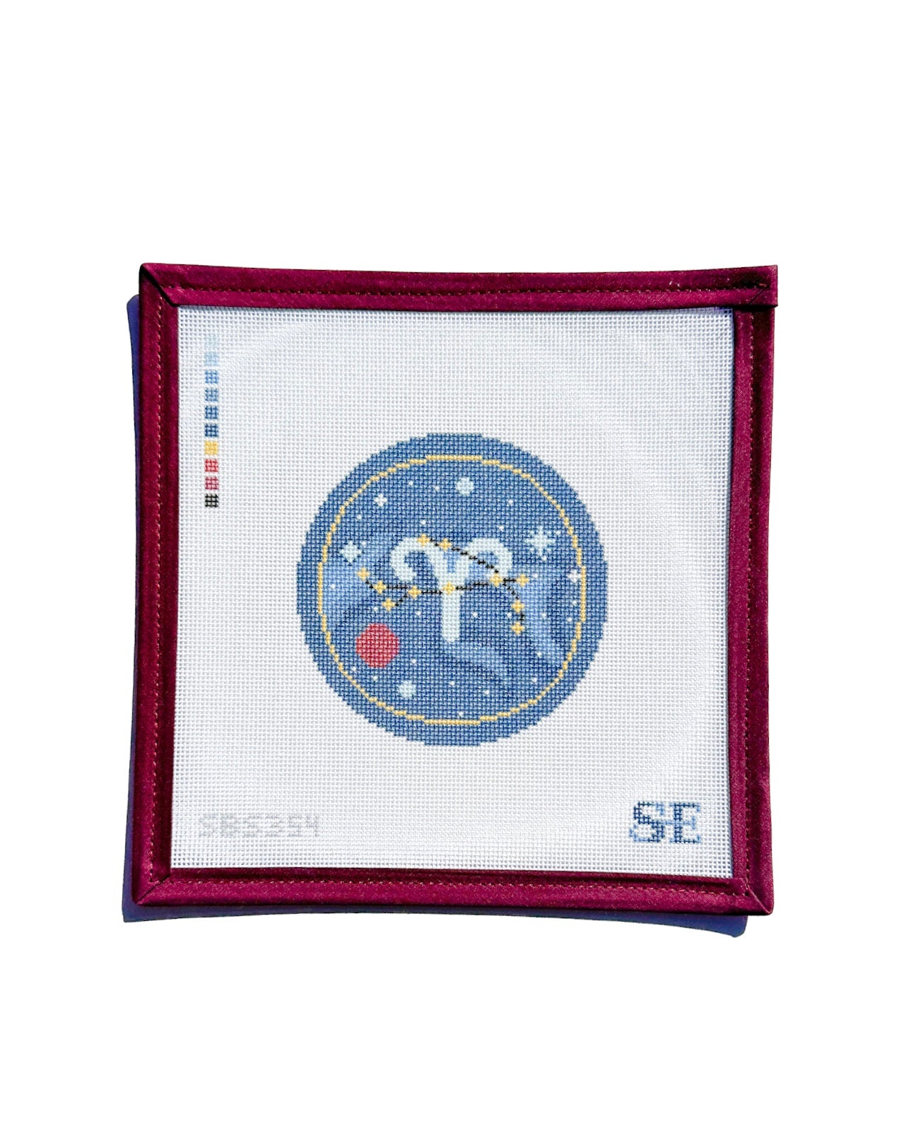 Astrology Round Needlepoint Canvas