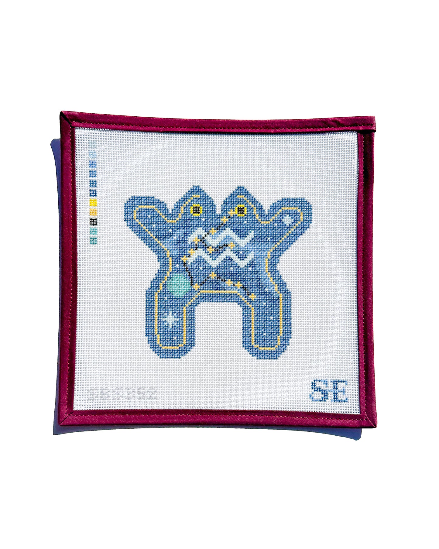 Astrology Frog Needlepoint Canvas