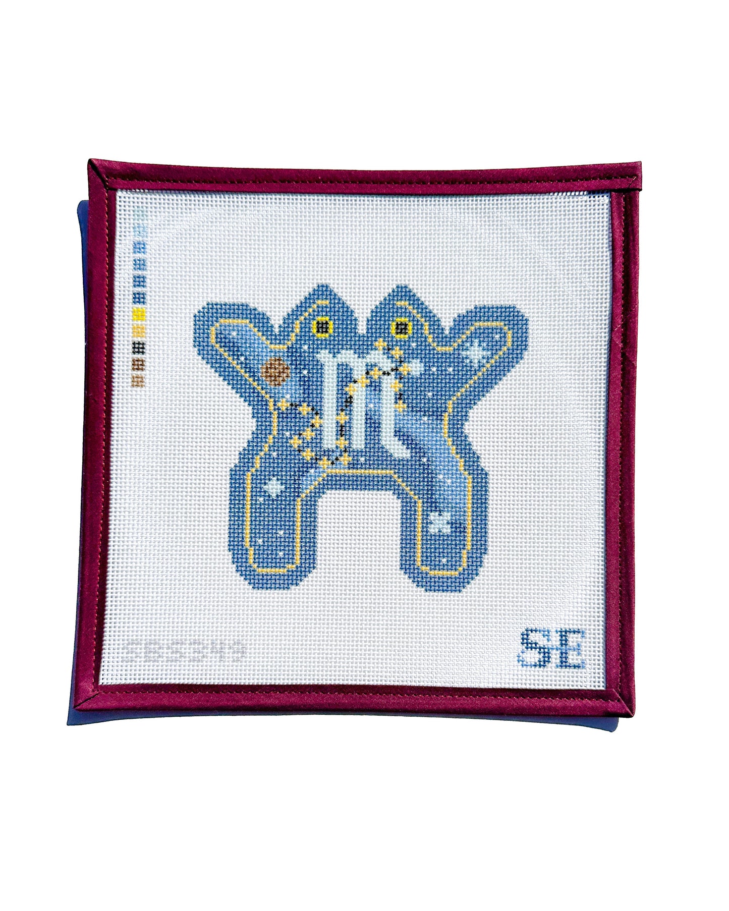 Astrology Frog Needlepoint Canvas