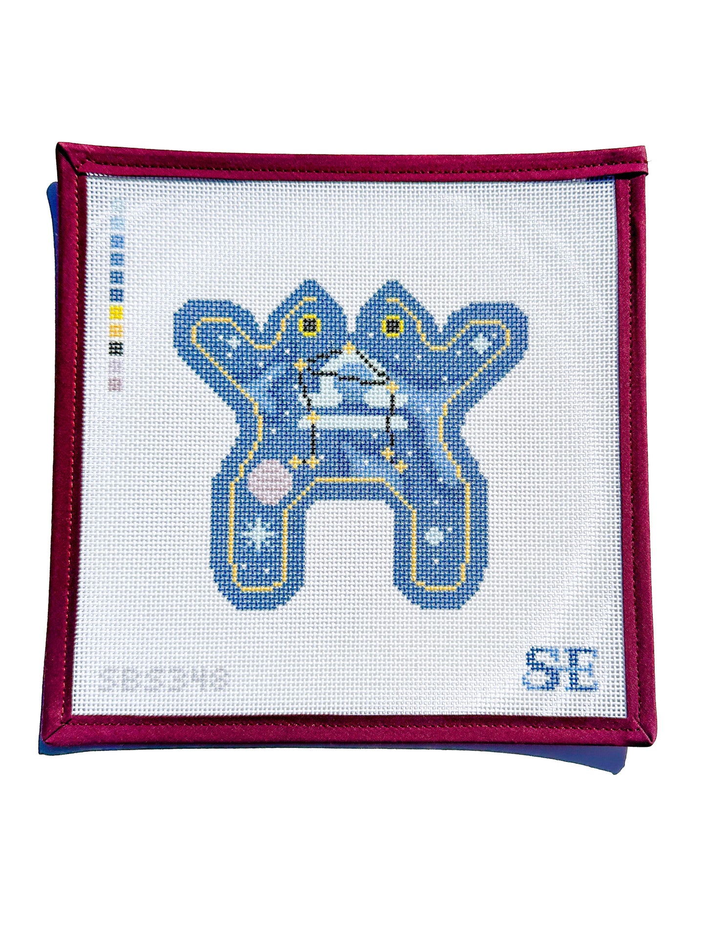 Astrology Frog Needlepoint Canvas