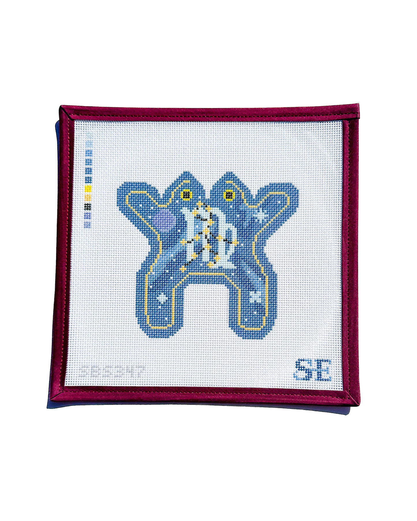 Astrology Frog Needlepoint Canvas
