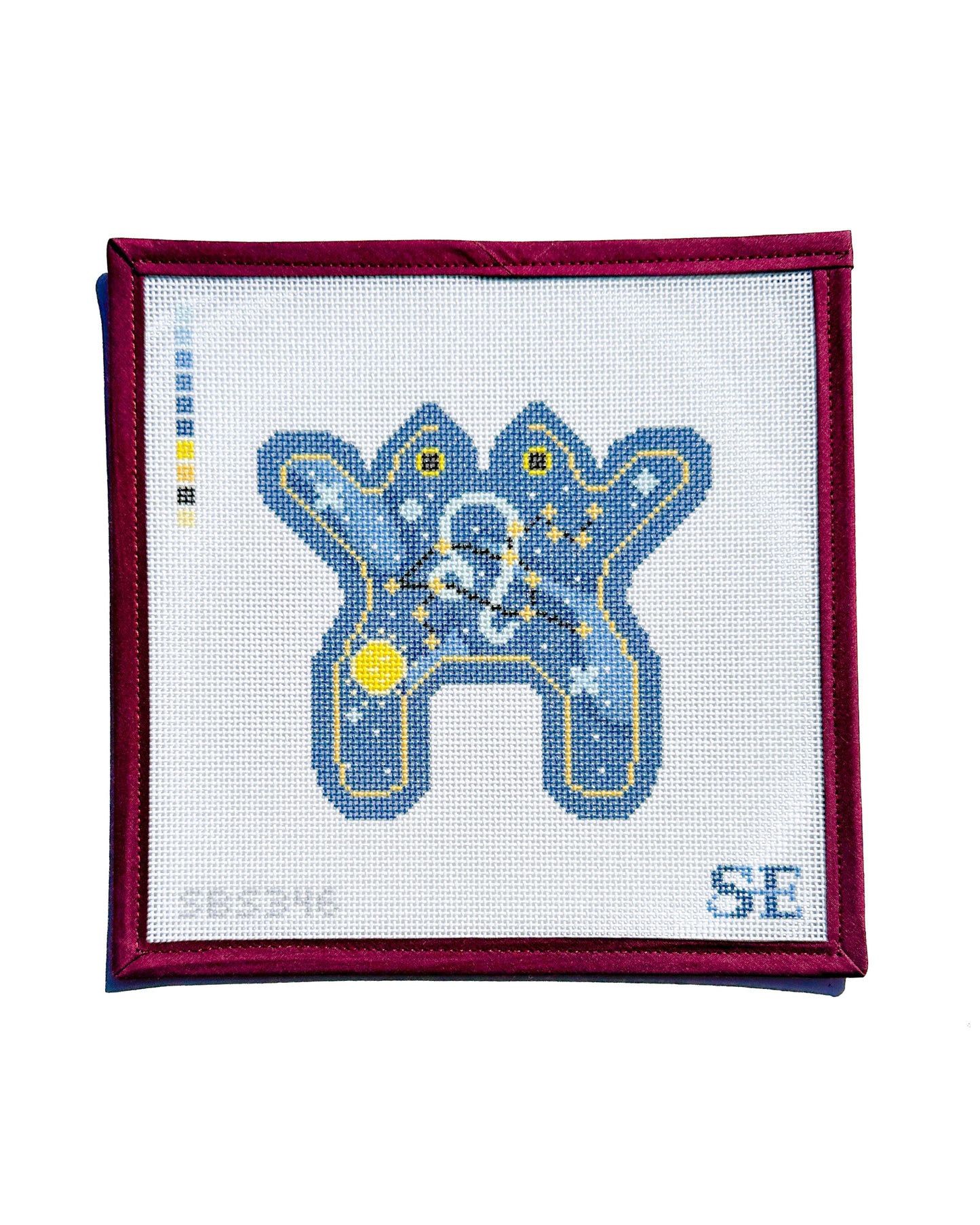Astrology Frog Needlepoint Canvas