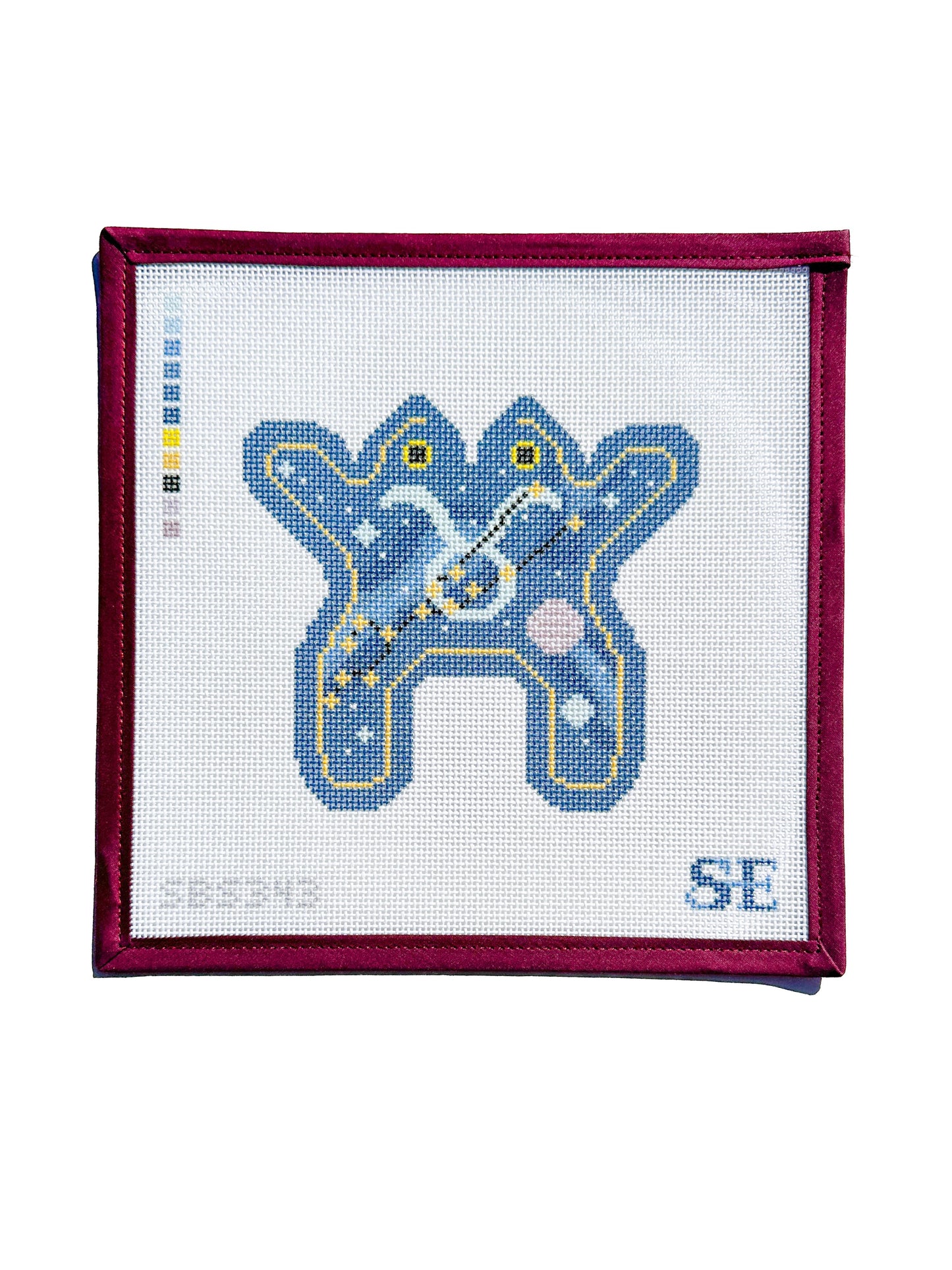 Astrology Frog Needlepoint Canvas