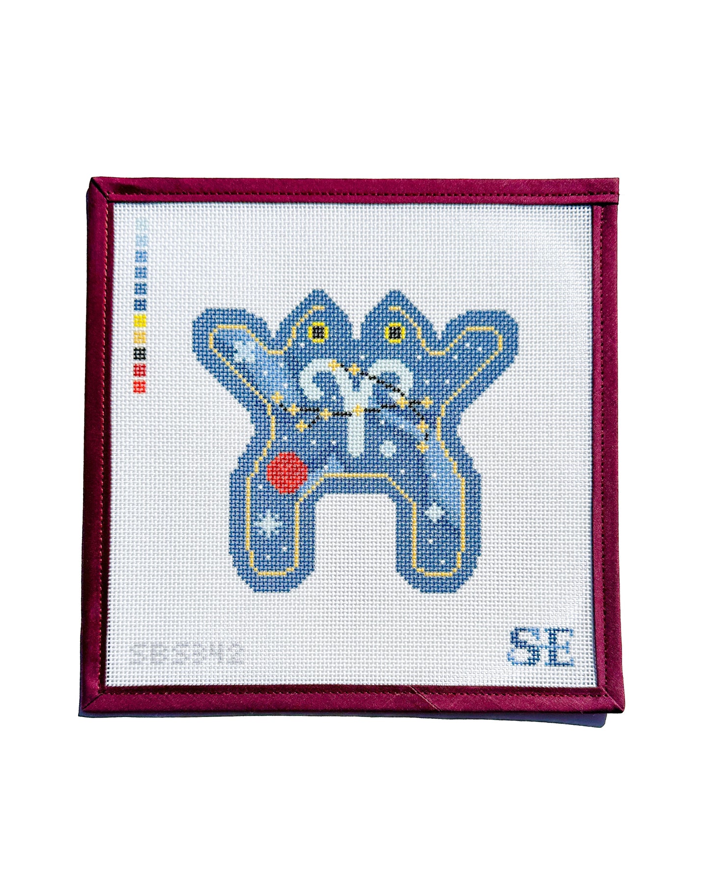 Astrology Frog Needlepoint Canvas